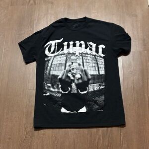 Spencer's Black Tupac Graphic Tee